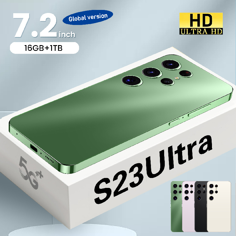 S23+ PHONE 1+16GB Full Screen Mobile Phone HD Cellphones 2+5MP 3000mAh 3G Gaming Smartphones