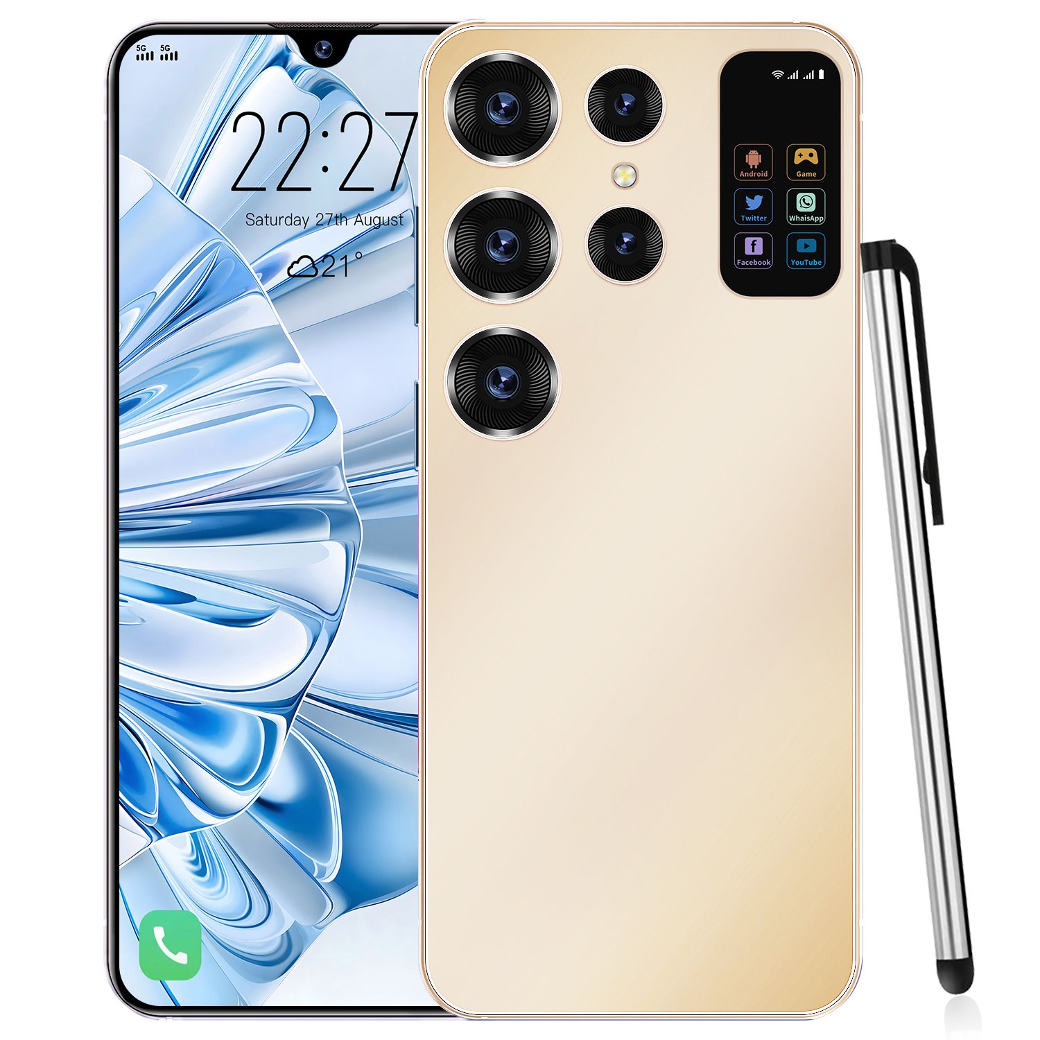 Global 5G S24 5G Smartphone cell phone google AI 16GB+1TB 7.3inch Dual Sim Unlocked Big Screen Android Mobile phone