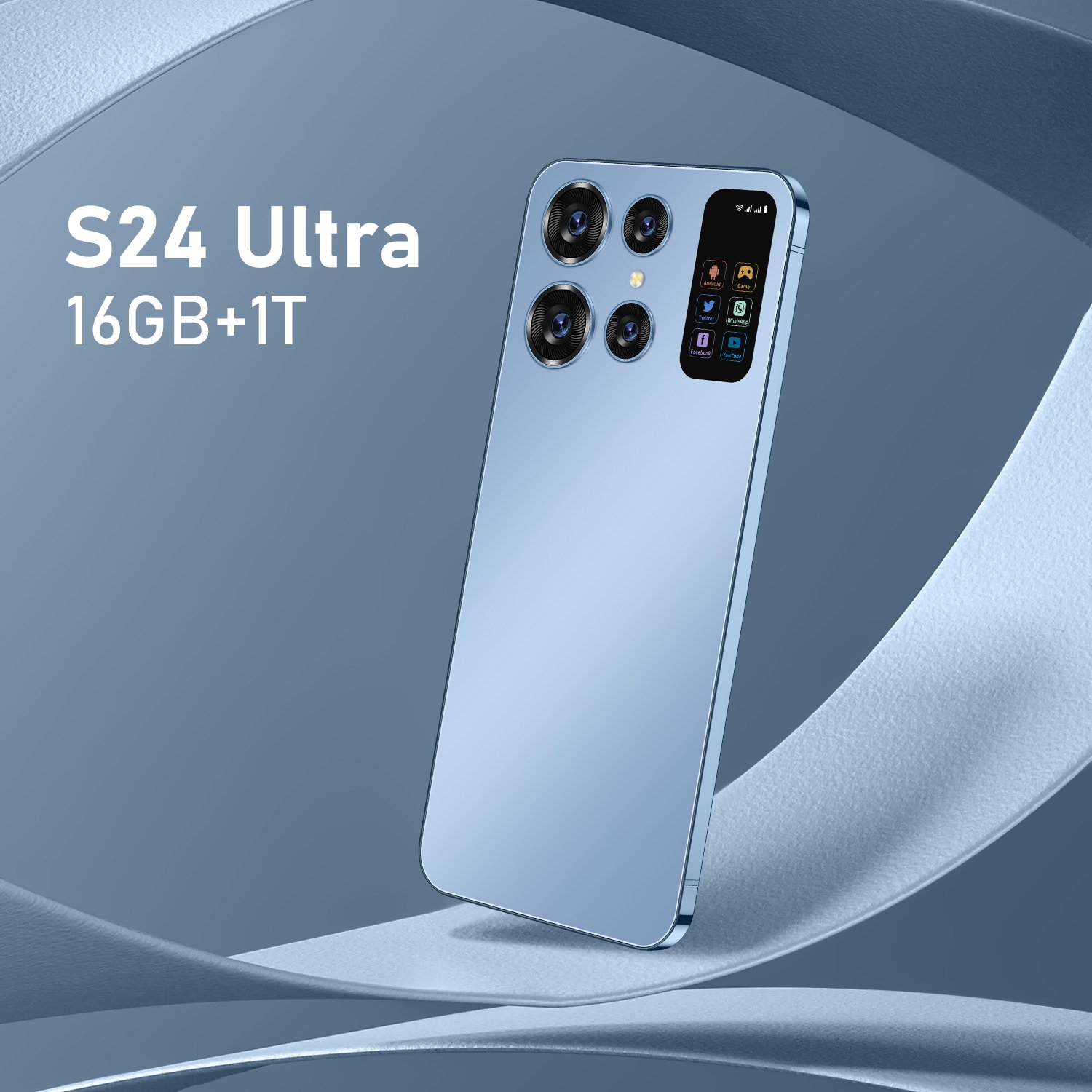 2024 Original S24 ultra 7.3 Inch Android 13 Smartphone 5G Full Screen Global Version Sale stock cellphone factory price