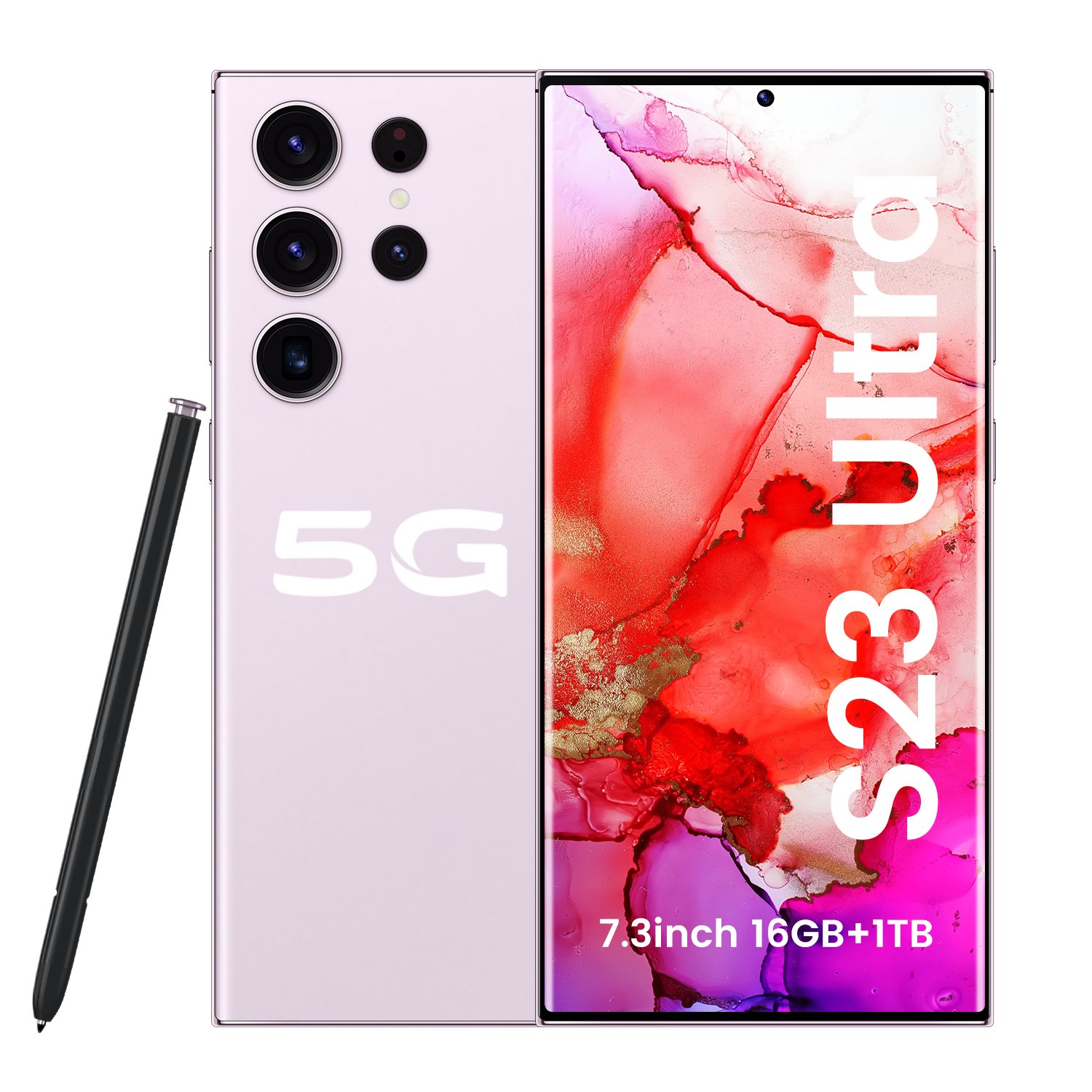 High Quality Global Version 5g Android 12 Celular 16GB+1TB Cellphone 7.2inch Smartphone S23 Ultra Mobile Phone