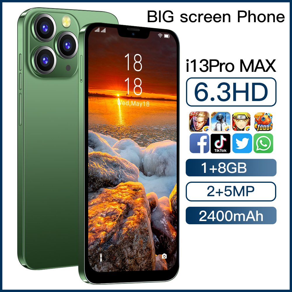 2024 Medome Original i 16 Phone 15 i12 Pro Max Cell phone Telefone i14 13 Android Feature Mini 5G Smartphone Gaming Mobile Phone