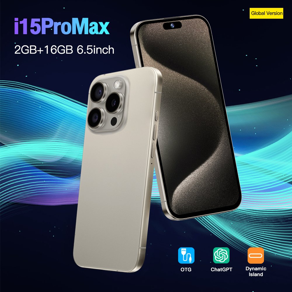 Slimoro Original 5G Smartphone i For Phone 15 Pro Max Telefone Cell Phone Smartphone i15 i14 Android Feature Gaming Mobile Phone
