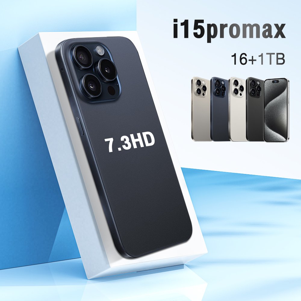 Original i For Phone 15 Pro Max 5G Smartphone Telefone Cell Phone Smartphone i16 i14 Android Feature Gaming Mobile Phones