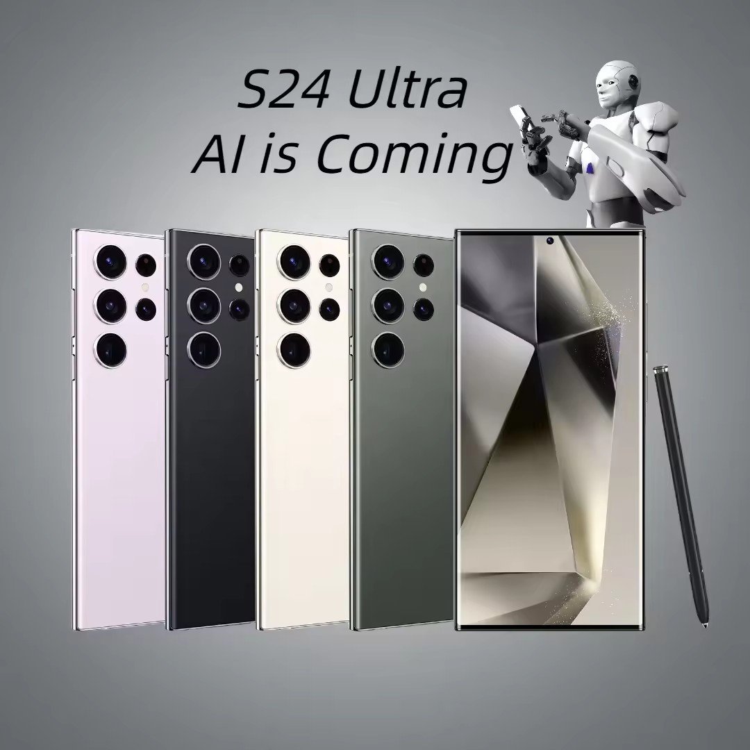 2024 Brand New Cheap S24 ultra Clone Phone android 13 have logo 6.8 inch screen 512GB 8-core dual sim 4G 5G Original smartphone