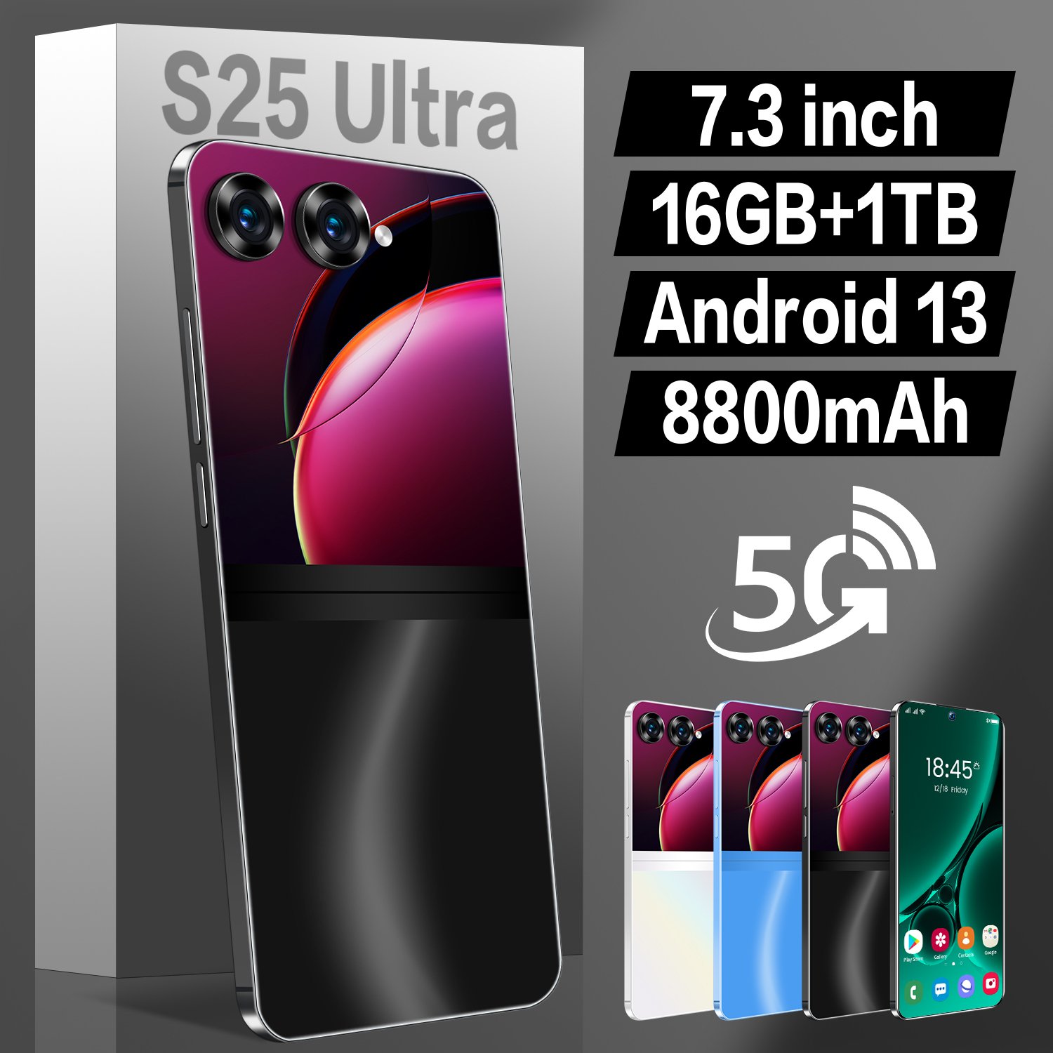 S25 Ultra+ Unlocked Cheap High Quality 16+1024G Mobile Phones LED Smart Phone Smartphone 5g Oem S25 Ultra 5g Phone Eu Warehouse