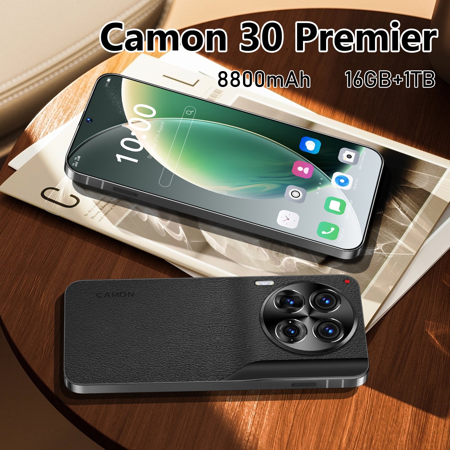 Factory Price 7.3 inch Android Mobile phone16GB RAM/1TB ROM 6800mAh Battery Dual SIM Standby MTK Processor smartphone