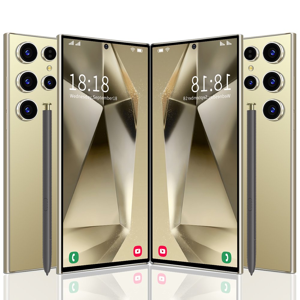 High Quality Original Unlock 5G Smartphone S24 Ultra 16GB+1TB 7.3 inch Big Screen Portable Double Sim Card Mobile Phone