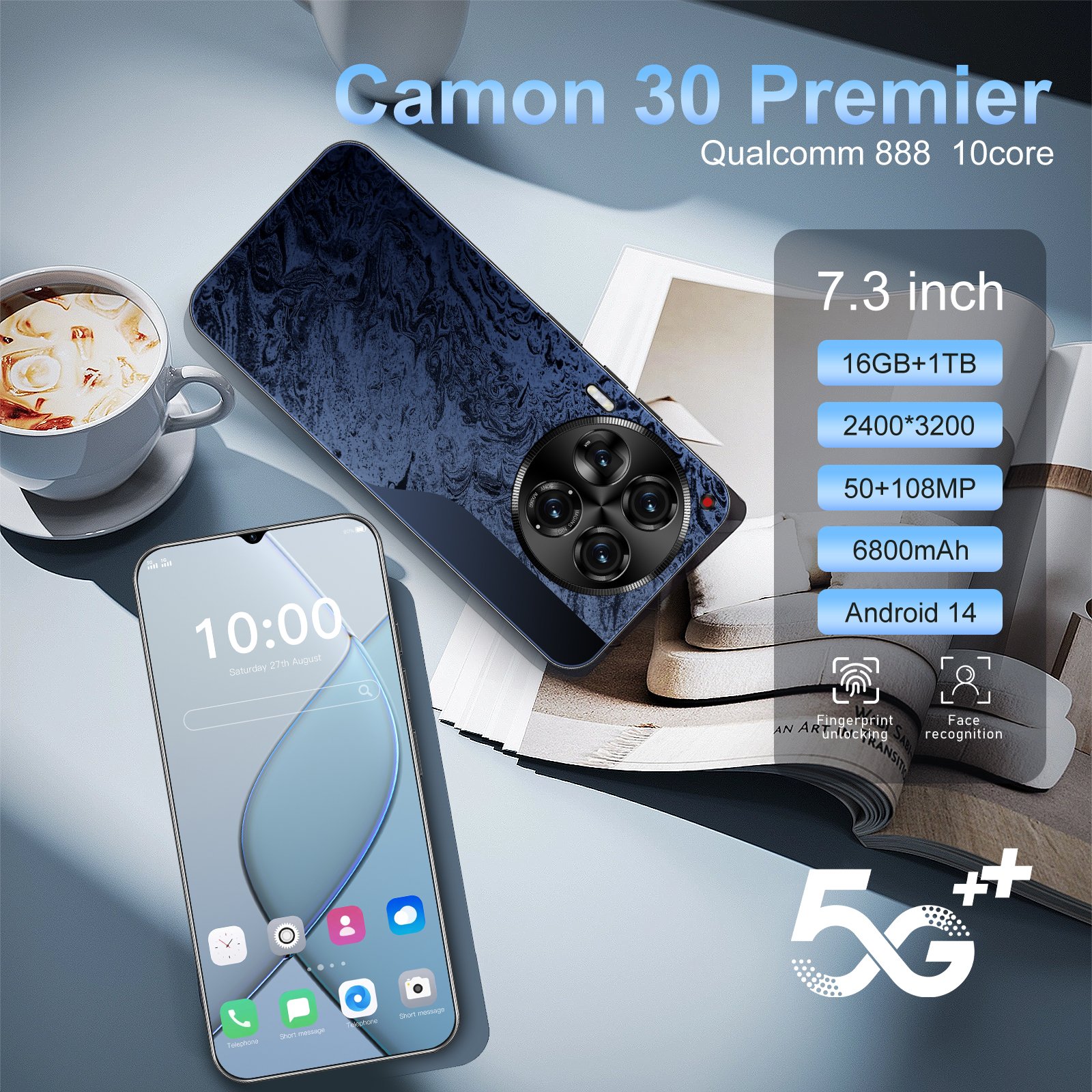 OEM Camon 30 Premier 5G-smartphones with dual SIM dual standby Android 5G mobile phones