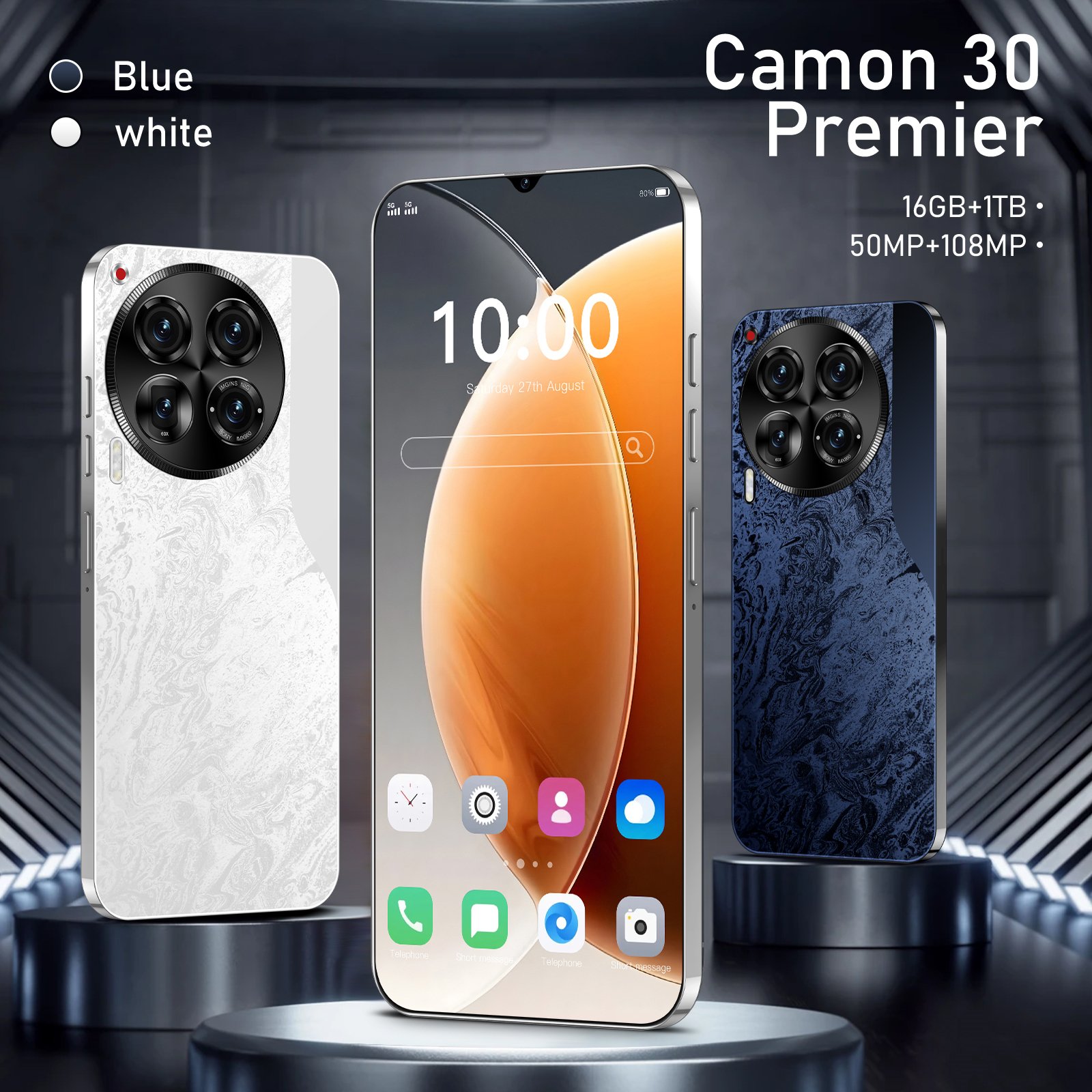 OEM Camon 30 Premier 5G-smartphones with dual SIM dual standby Android 5G mobile phones