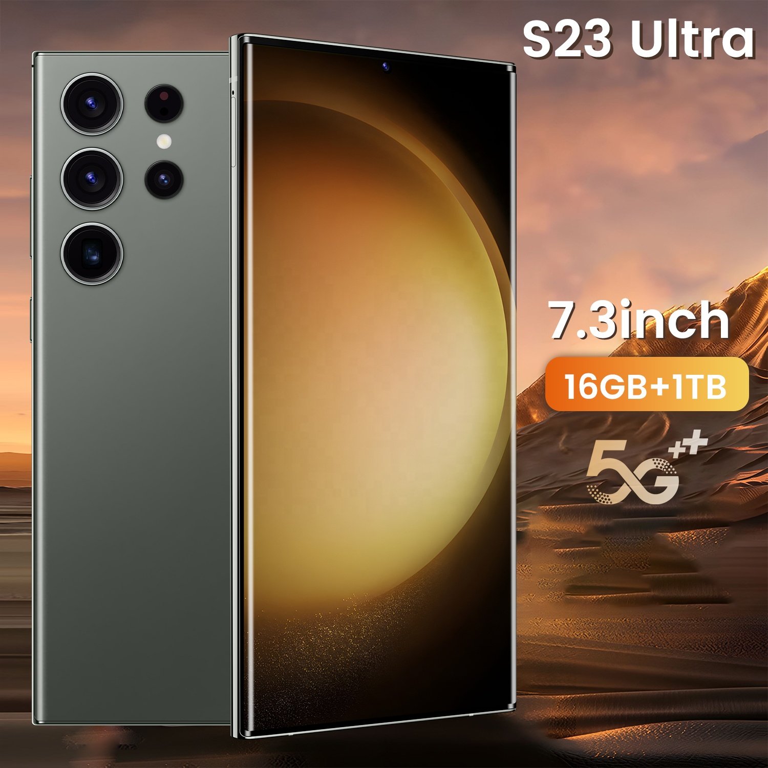 Gloabal Version S23 ultra 5g Smartphone 7.3 Inch Android 13 Smartphone 16GB+1TB Dual SIM Card 5G Unlocked Mobile phone