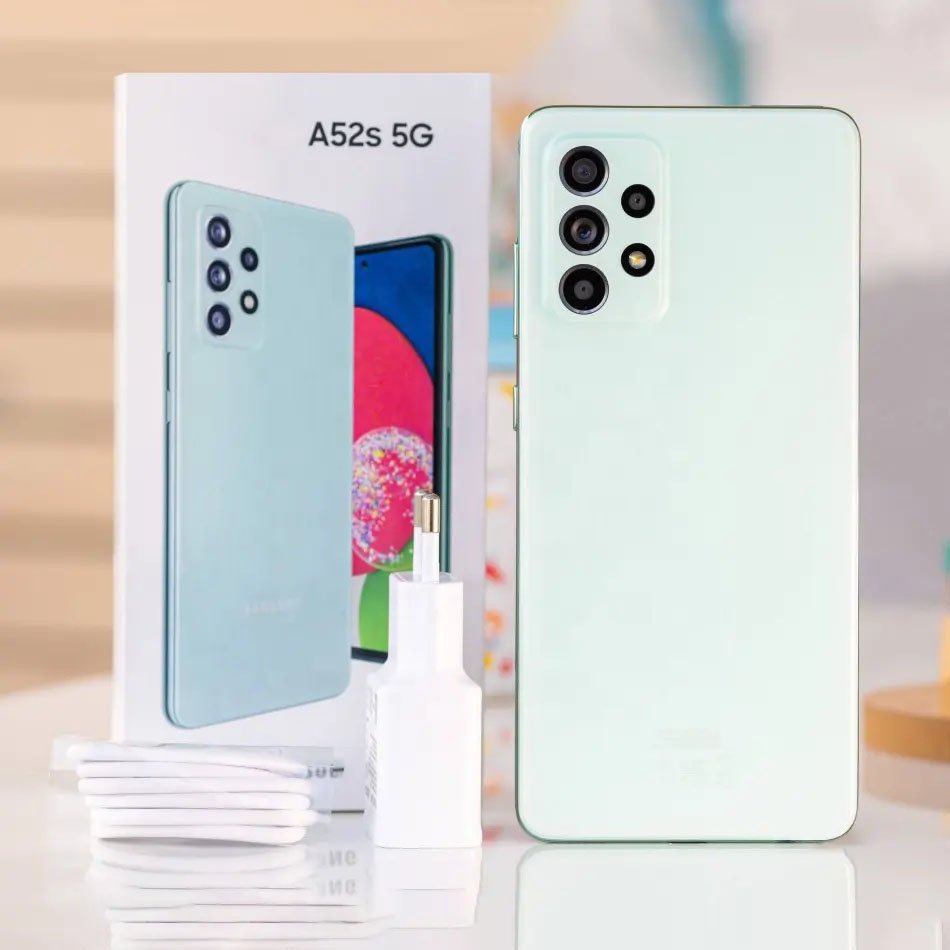 Wholesale original used mobile phones EU version For Samsung A52s 5G smartphone 128GB Dual SIM Cellphone A23 A33 A34 A52