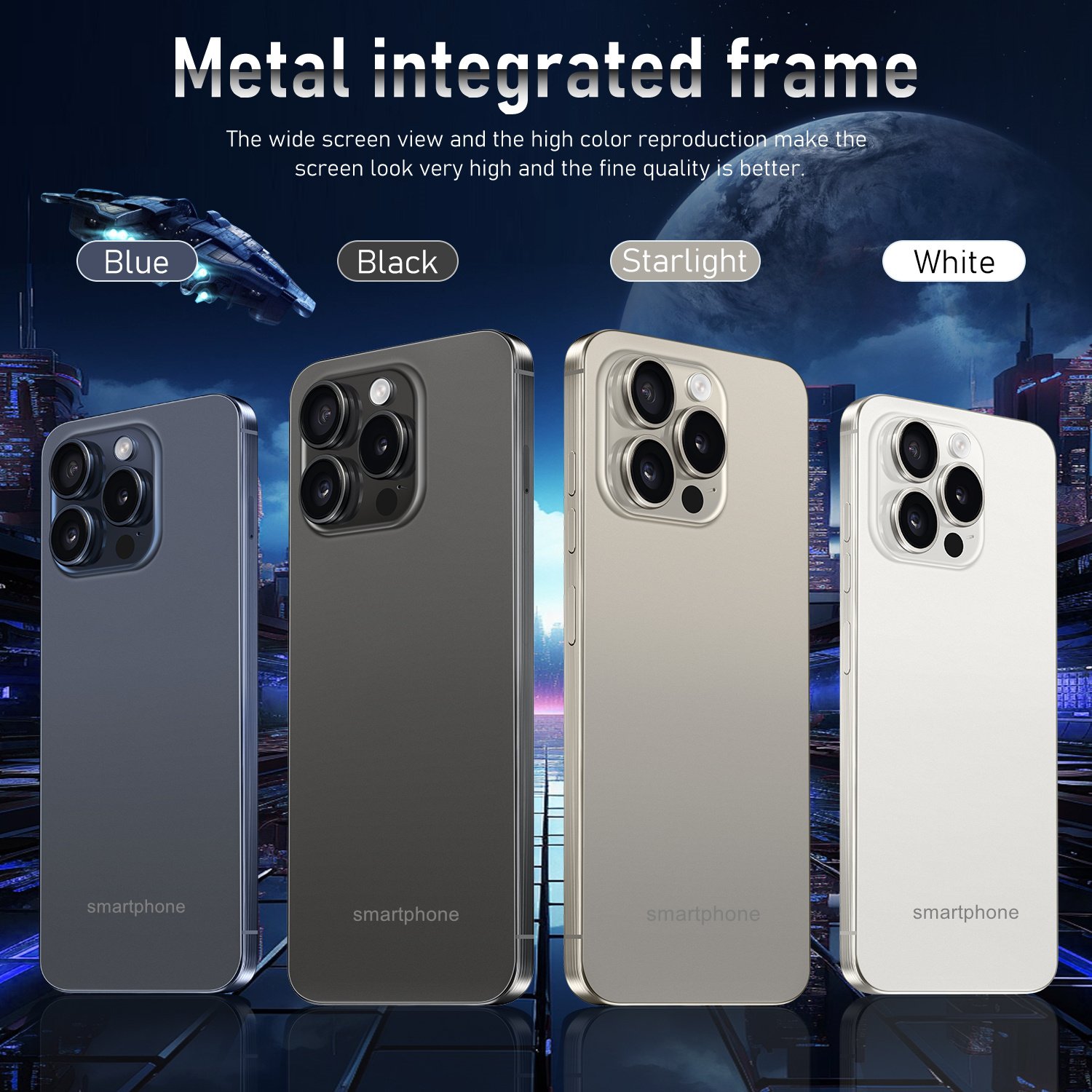 Feature Phone Original i For Phone 16 Pro Max Telefone Cell Cheap Mobile Phone 5G Smartphone Smartphone Gaming 13 15 i14 Android