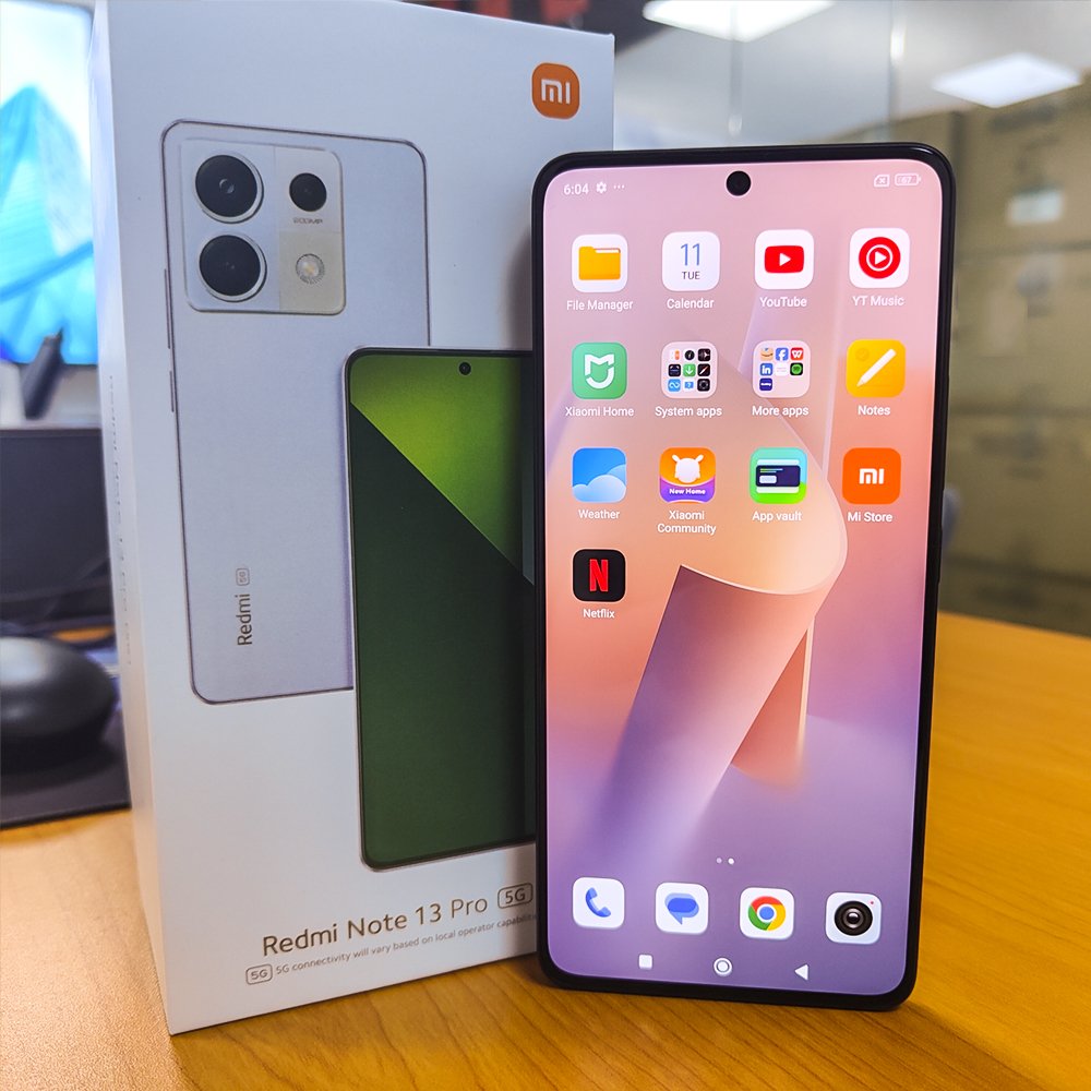 Original Wholesale For Xiaomi Redmi Note 13 Pro+ Plus Smartphone 5g 8+256gb Unlocked 200mp Global Version Used Mobile Phones