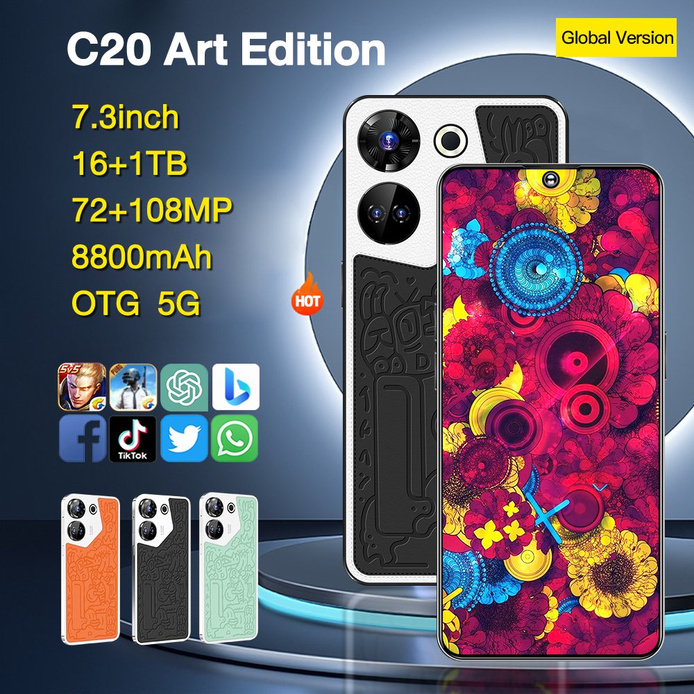 C20 Art Edition itel 2160 mobile phone cellphones 1k budget 5g smartphone original