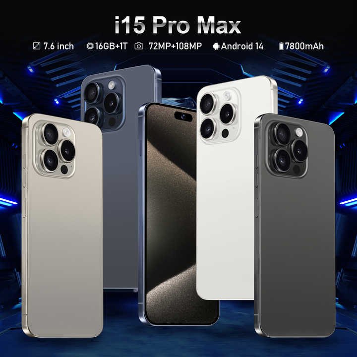i15 Mini 5G Smartphone 5.5inch Android 16GB+512GB 10-Core with 3 Cameras Let Cellphones