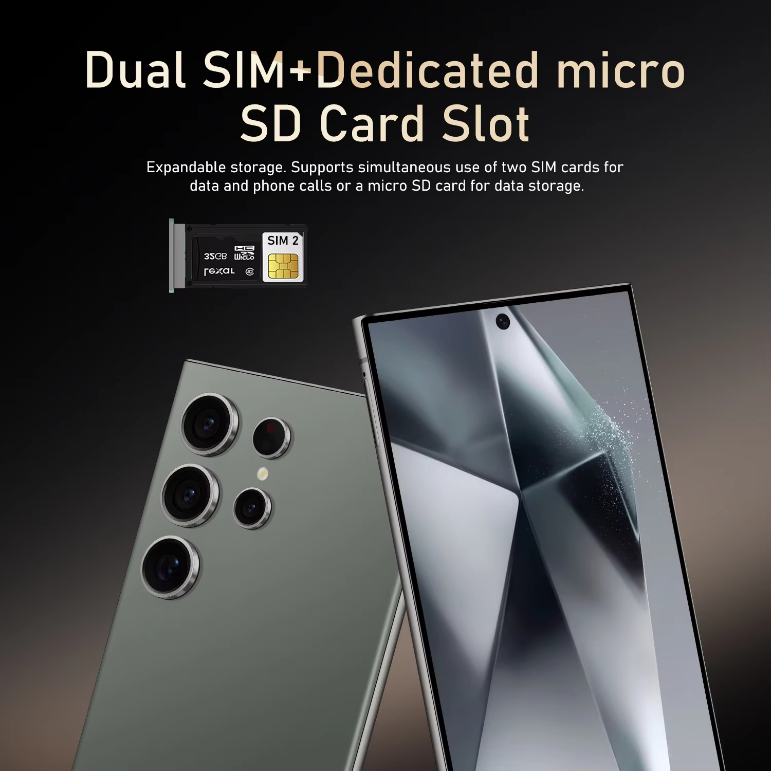 Hot sale unlocked S24 ultra PHONE 16GB+1TB HD Full Screen Mobile Phone 7.3Inch Dual SIM Card Cellphones 5G Smartphones