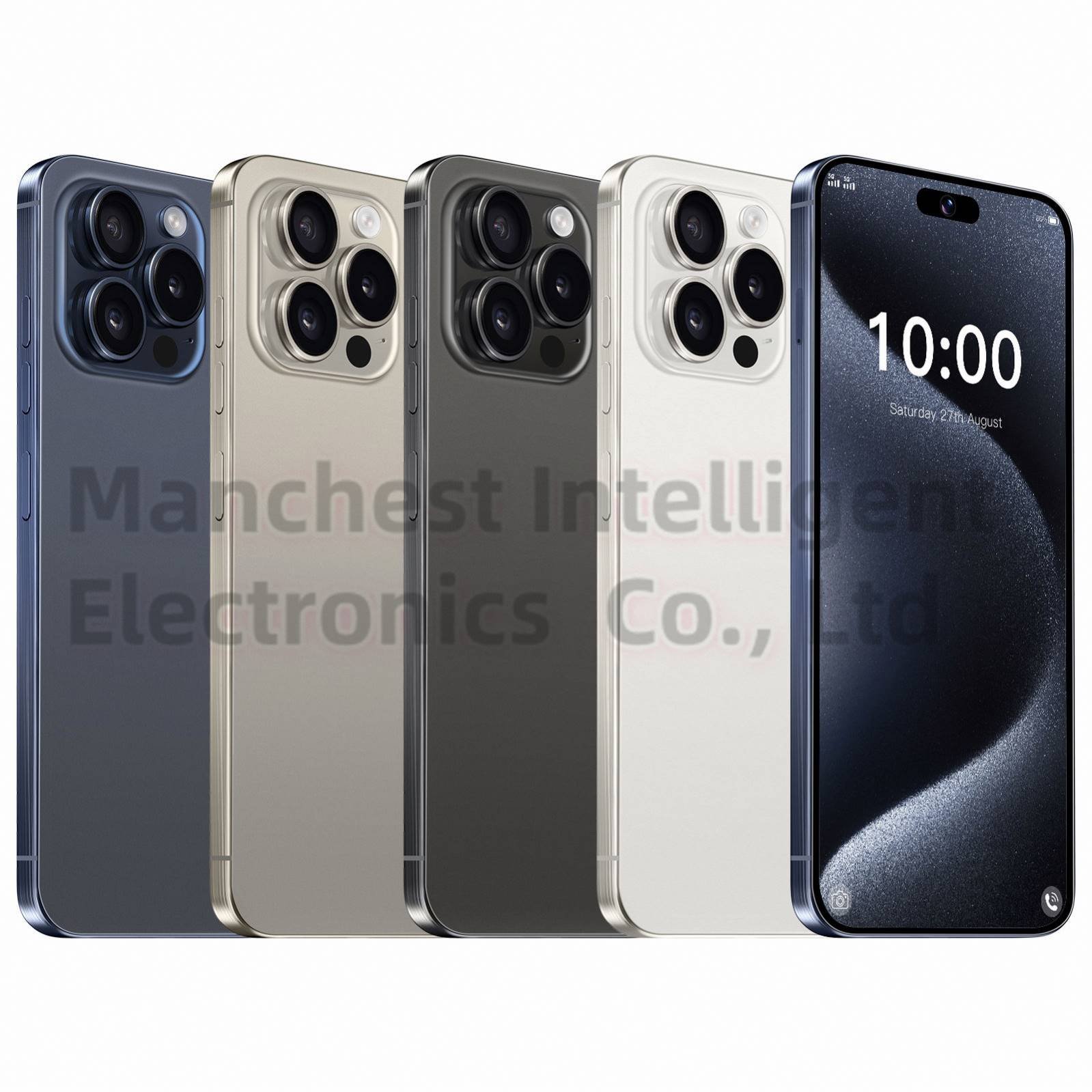 Best Sell Phone 16 Pro Max Smart Phone 5G Smartphone 48MP+108MP Cellphone 8GB+256GB 6.8 Inch Gaming Telephone Android Telefone