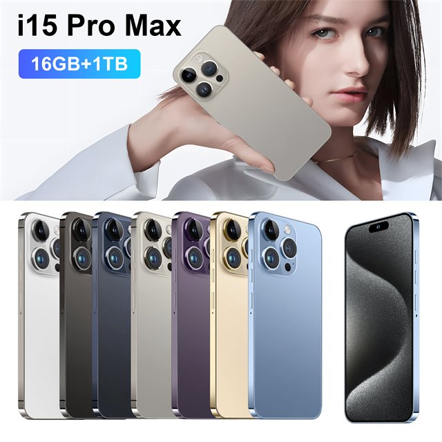 Hot Cheap Low Phone 8gb+512gb Unlock Full Display Android 13 Smart Mobile Phone 4G 5g Smartphone 15 Pro Max Original Cell Phone