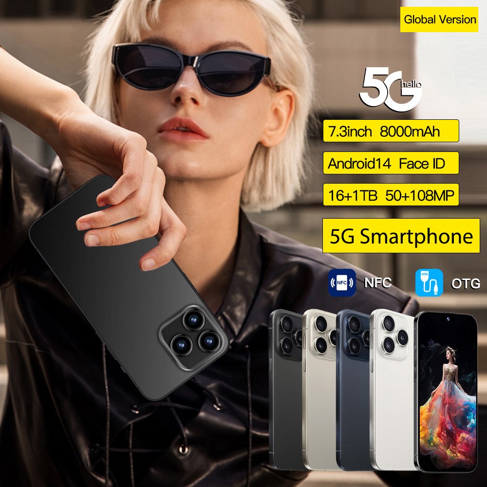 Fnban Original 5G Smart Phone Delivery Mobile Android Cell New Sales Telephone Feature Phone Telephone Occasion En Gros 5G 1T