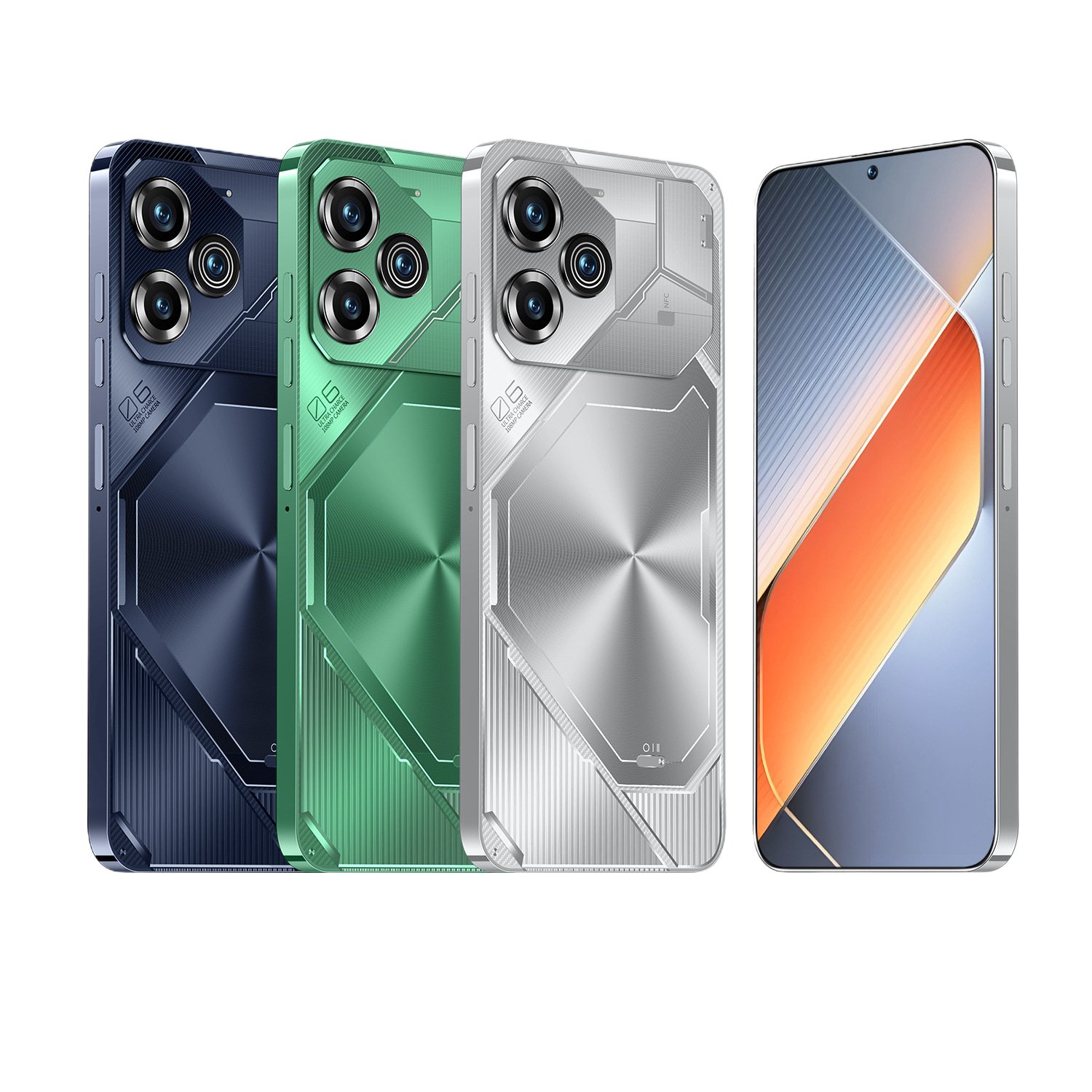 High Quality Original pova 6 pro 5g 7.3 Inch 5G Smartphone 16GB+1TB 2024 6800 mAh povo Android 13.0 Mobile Phone tecno phone
