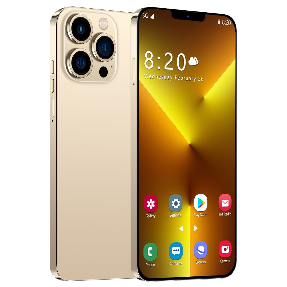 Wholesale Used i13 5G Smartphone Unlocked 13 Pro Max A+ 128GB HD Screen Shockproof Features for EU Cellular for Gaming Low Price