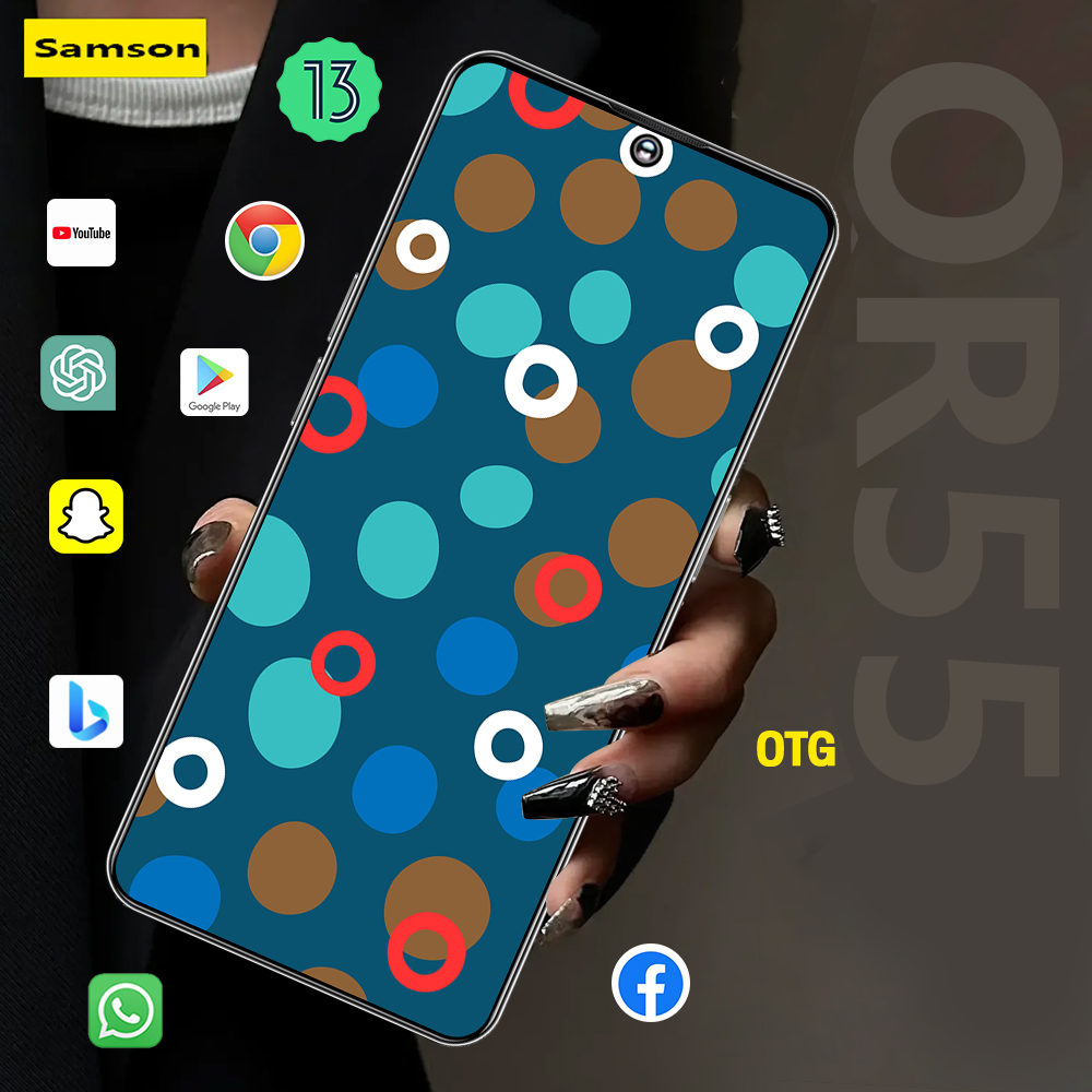 Good quality Samson OR55 6800 mAh 7.3 Inch 5G Smartphone Android 13.0 phone 16GB+1TB Mobile Phone