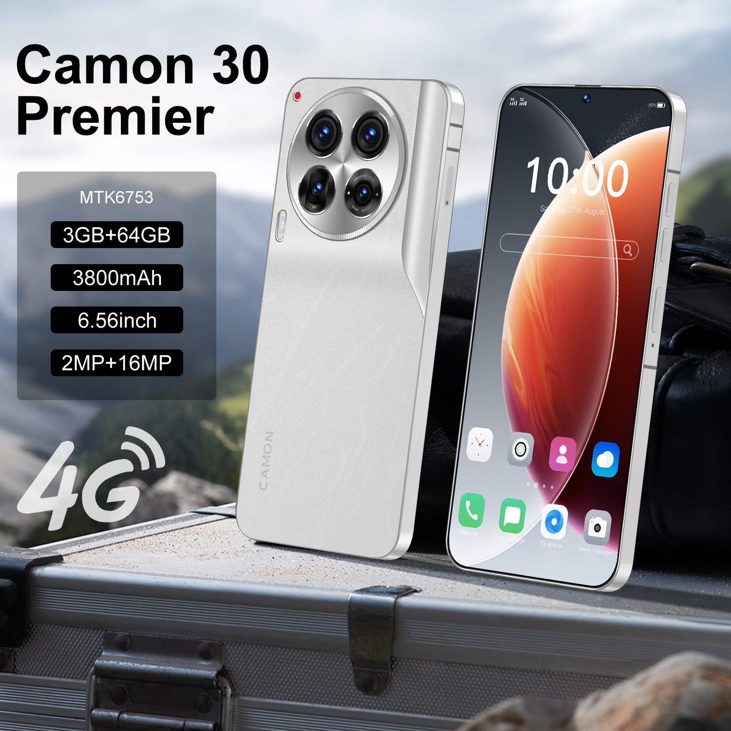 Factory Direct Camon 30 Premier 5g Smartphone 7.3 inch Cheap Big Screen Phone with real 3+64GB Mobile Phone