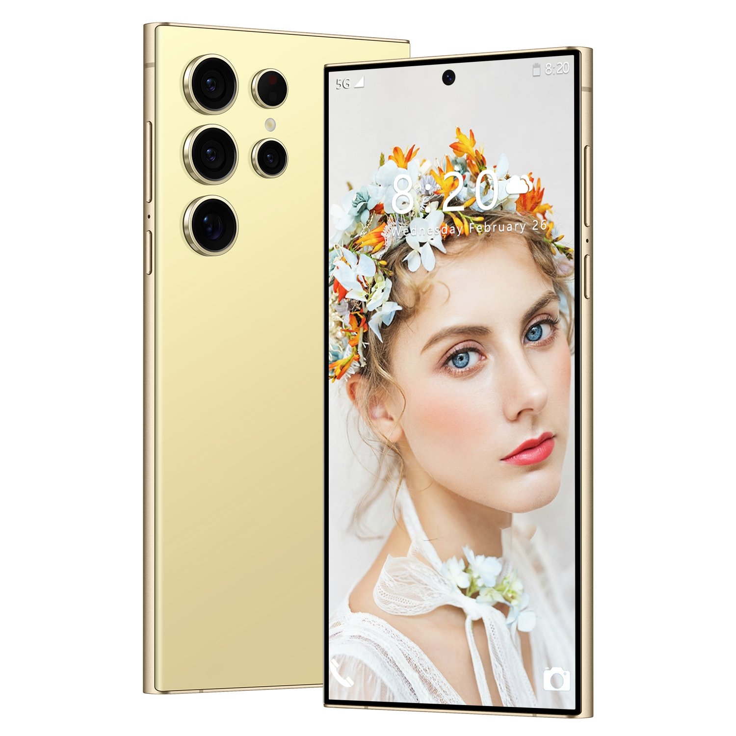 2024 New S24 Ultra 6.8 Inch 8+512GB 5G Smartphone 64MP HD Screen 108MP Rear Camera Android 13 Smartphone Octa Core Spanish 3G