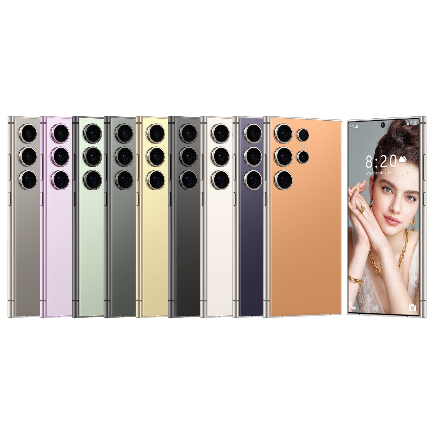 Manufacture Selling S24 Ultra Android 14.0 Phone 7.2 Inch Smartphone 16+1TB with 3G&4G 5g Smartphone