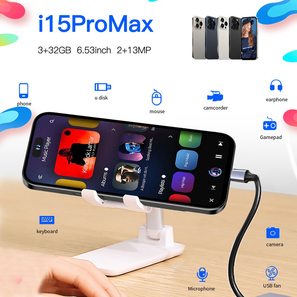 Cheap Phone Smartphone Original 5G smartphone Telefone i For Phone 15 Pro Max Android i15 i14 13 i16 Feature Medome Mobile Phone