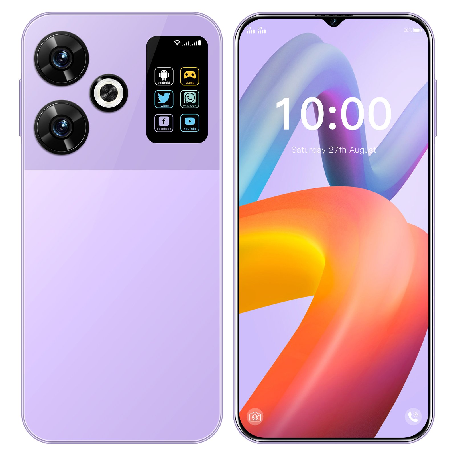 Top Sales M6 Pro - 16GB RAM 1TB Storage 7.3inch Display 10-Core Dual SIM Android mobile phone