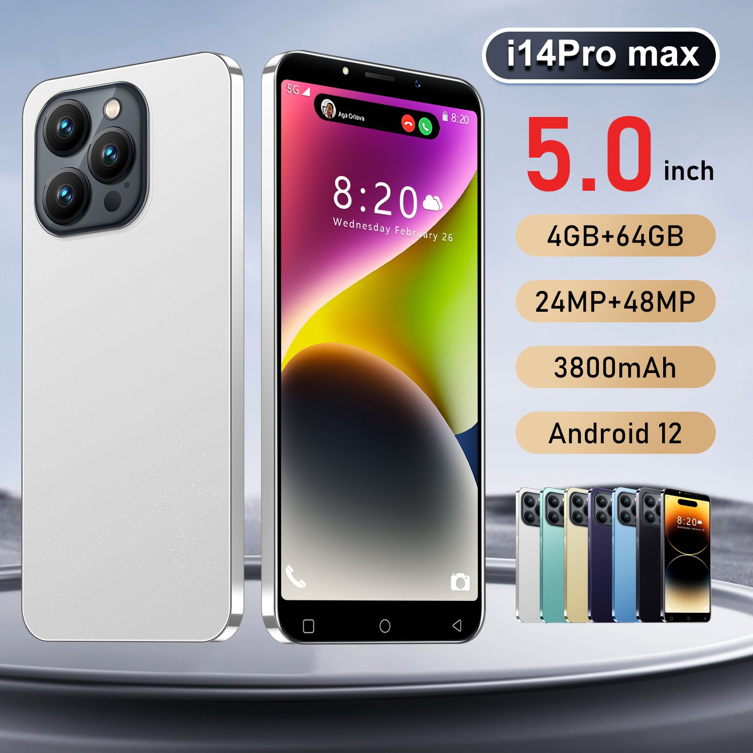 Markdown Sale price 14 pro max mobile phone 32MP+64MP 5G smartphone 6.7inch HD Full Screen New phoene 14 Ultra Phone