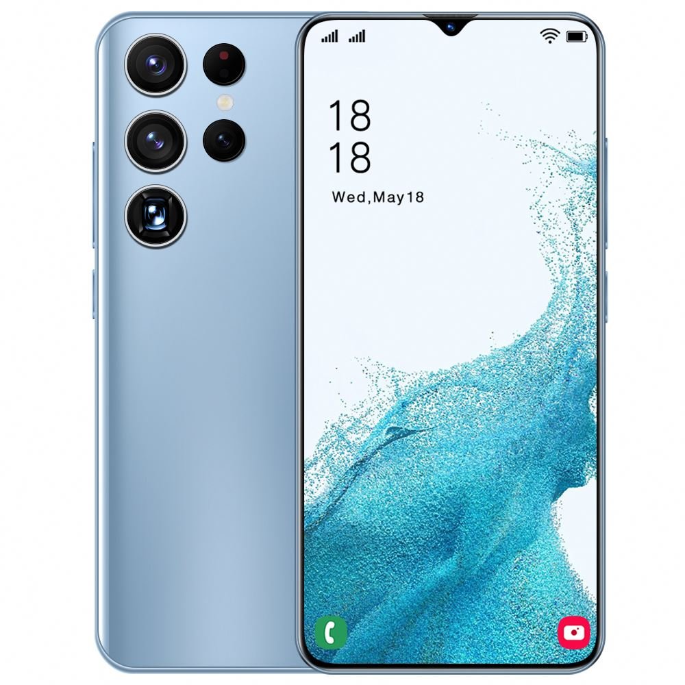 Unlocked S22 Ultra 5G Smartphone Full Screen 1+16GB Android Mobile Phones With Face ID Cell Phone