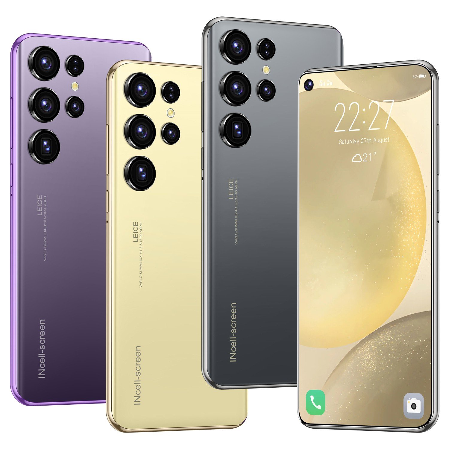 S24 Ultra Global Version Android Phone 2gb+16gb Decacore Cpu Original Unlocked 5g Gaming Cellphones Mobile Phone 5G Smartphone
