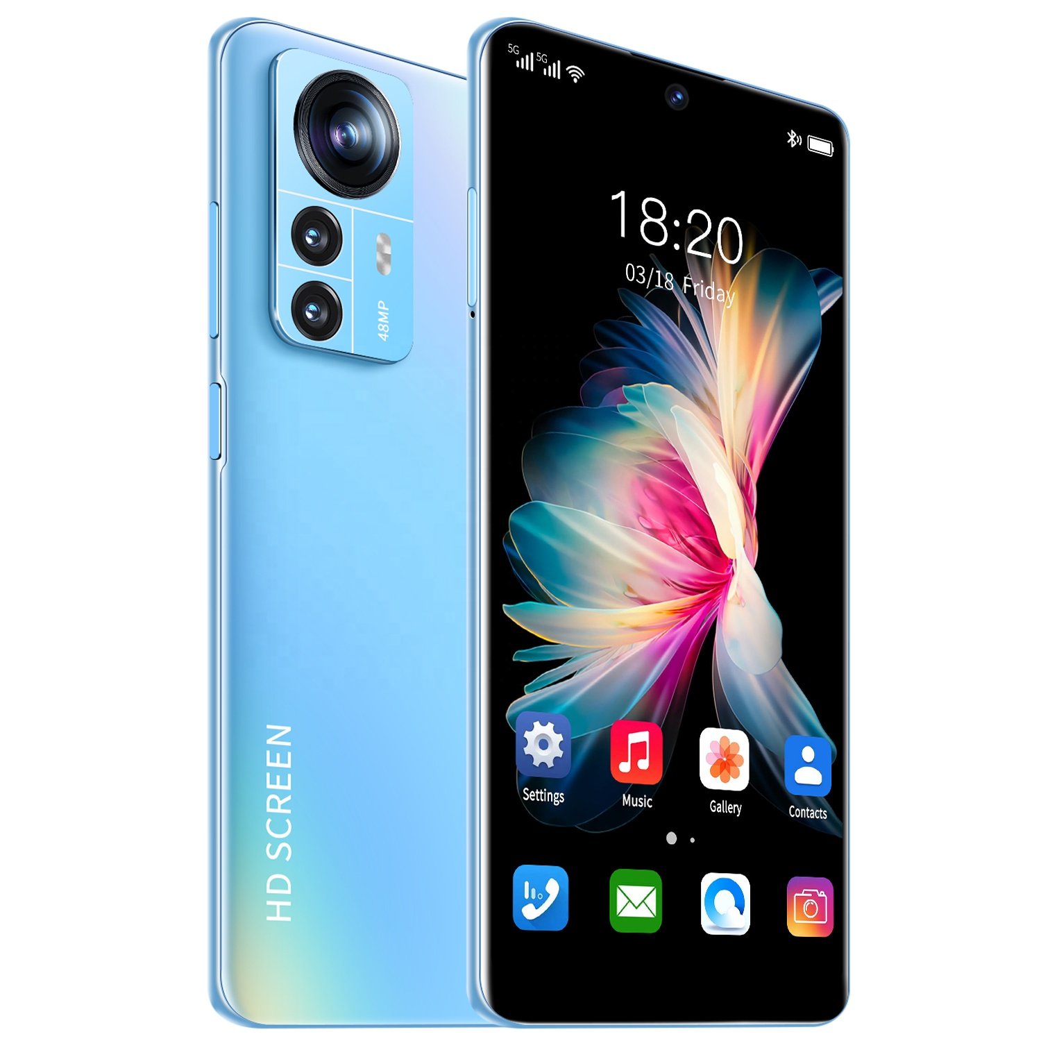 2022 Hot Selling 13 Pro 16GB+512GB 5G Smartphone 7.8 Inch Big Screen Android 11 Deca Core Processor Telephone Mobile Phone