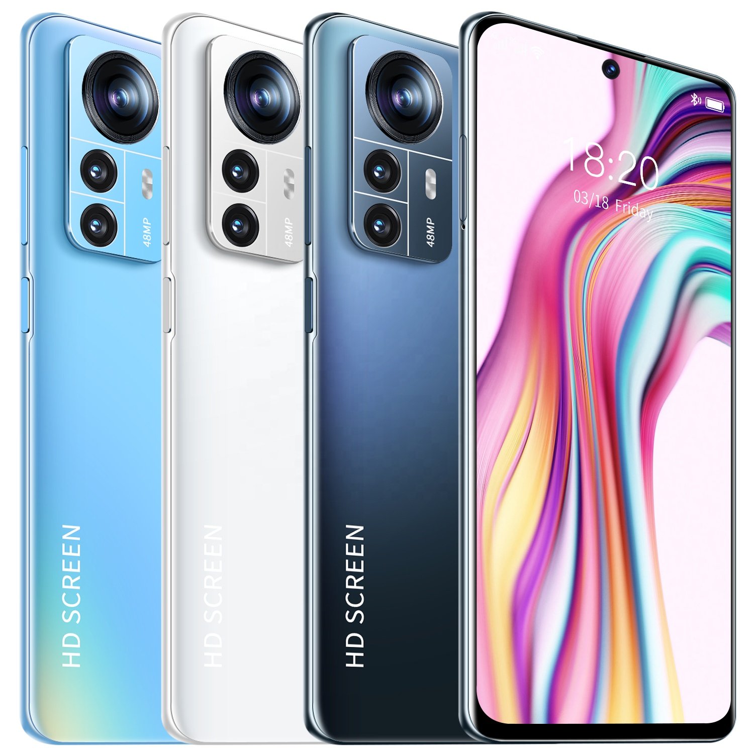 2022 Hot Selling 13 Pro 16GB+512GB 5G Smartphone 7.8 Inch Big Screen Android 11 Deca Core Processor Telephone Mobile Phone