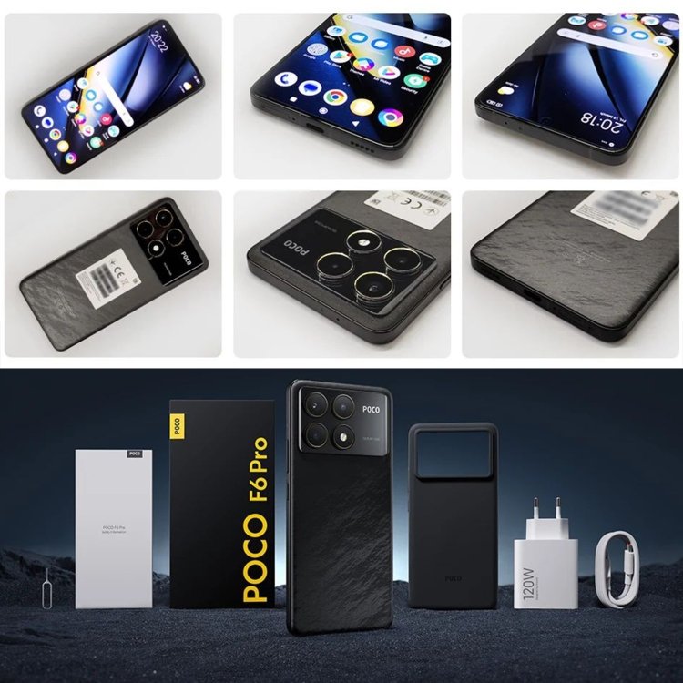 Original Xiaomi POCO F6 Pro Global Mobile Phone 12GB+256GB In-screen Fingerprint Telephone 6.67 inch 5G Smartphone
