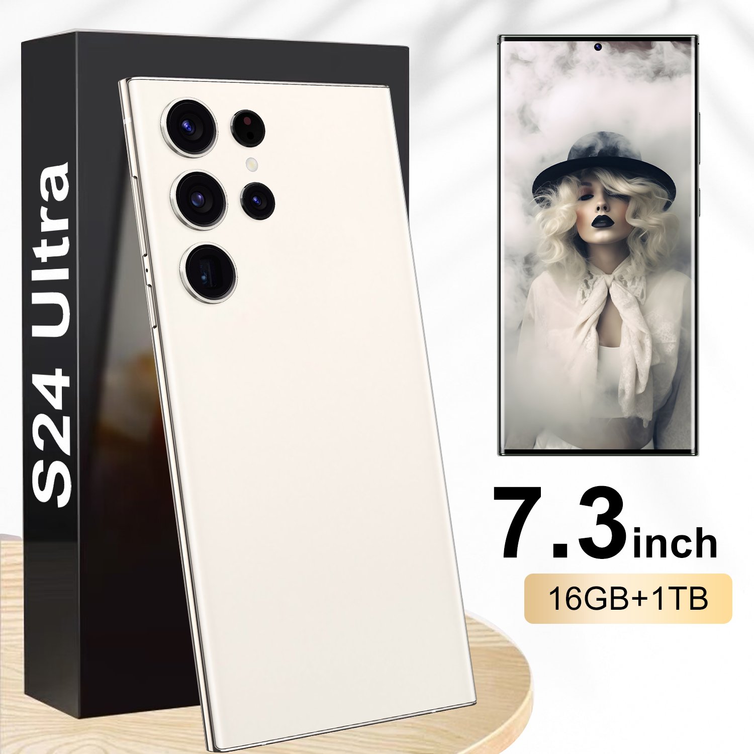 Hot Selling Cellphone S24+ ULTRA 16GB+1TB 7.3 Inch Phone original full Display Android 13.0 Mobilephone 4G&5G Smartphone