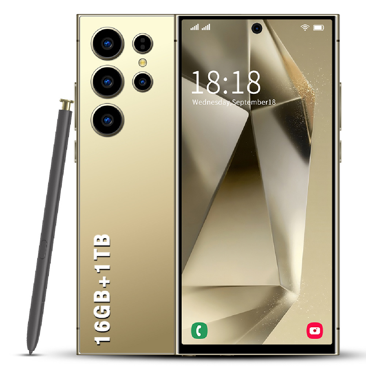 A FLASH SALE High Quality Smart Large Battery S24 Ultra 16+1TB 5G Android Pliable Android Smart Phones Big Screen Phone