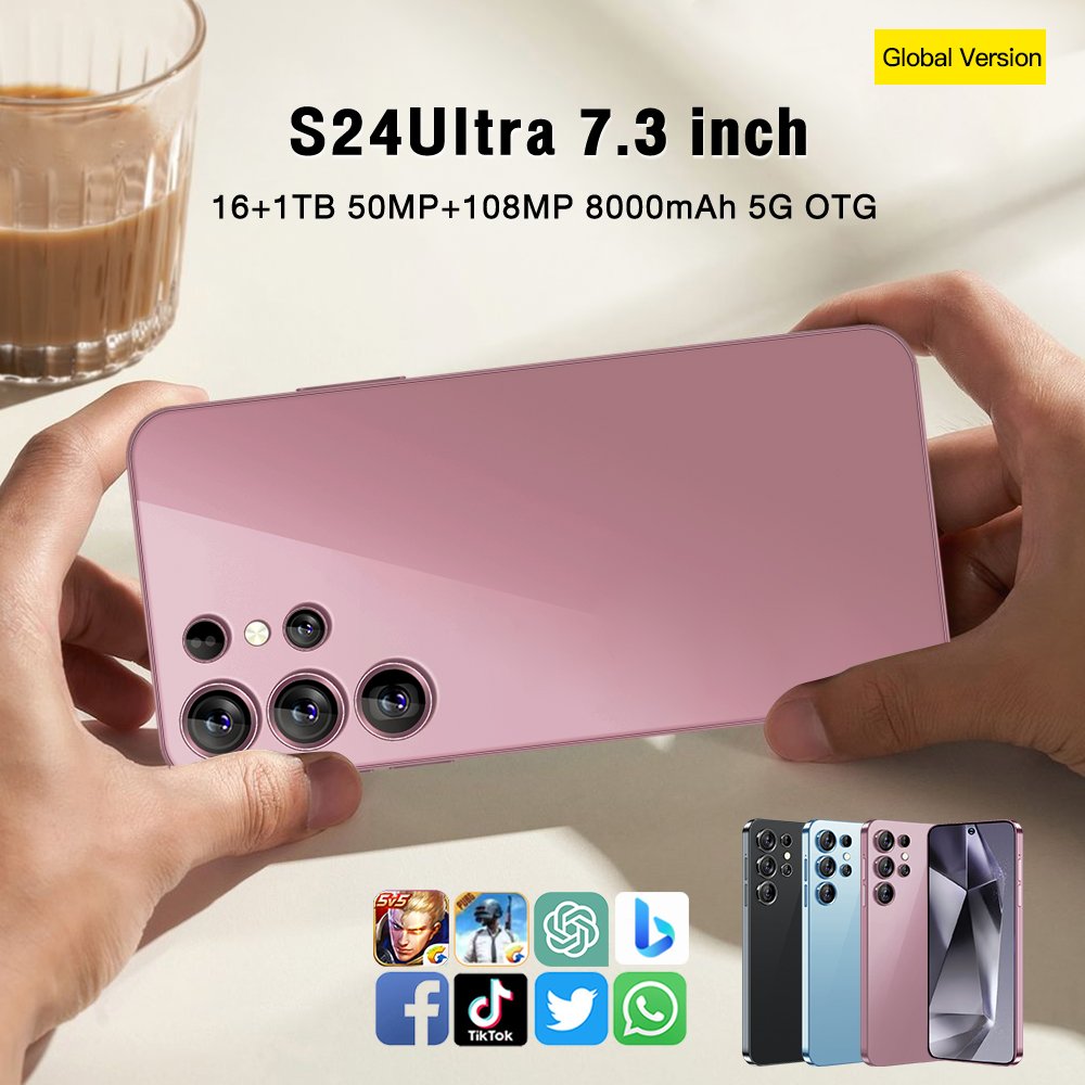Original phones S24 ultra Smartphones For s24 ultra 5G Dual SIM Cellphone Mobile Phone s24 ultra 5g smartphone