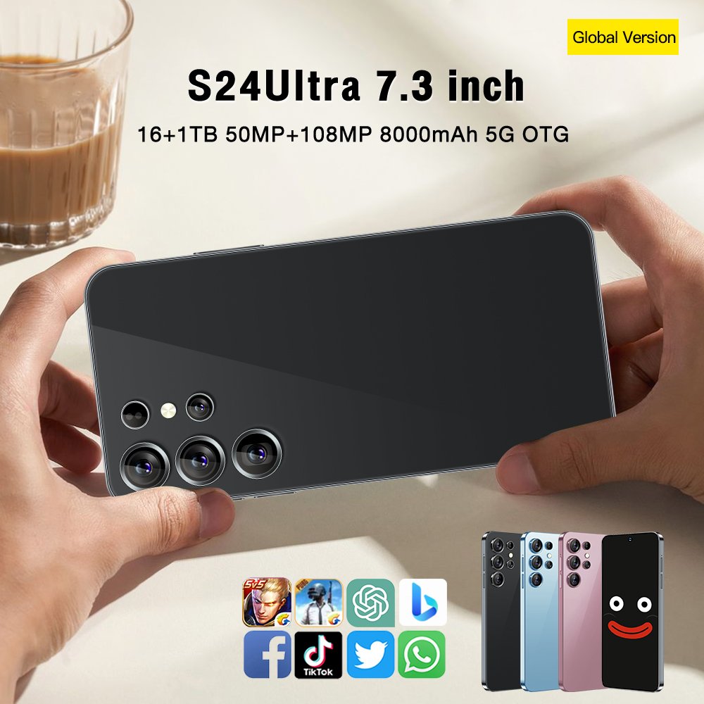 Original phones S24 ultra Smartphones For s24 ultra 5G Dual SIM Cellphone Mobile Phone s24 ultra 5g smartphone