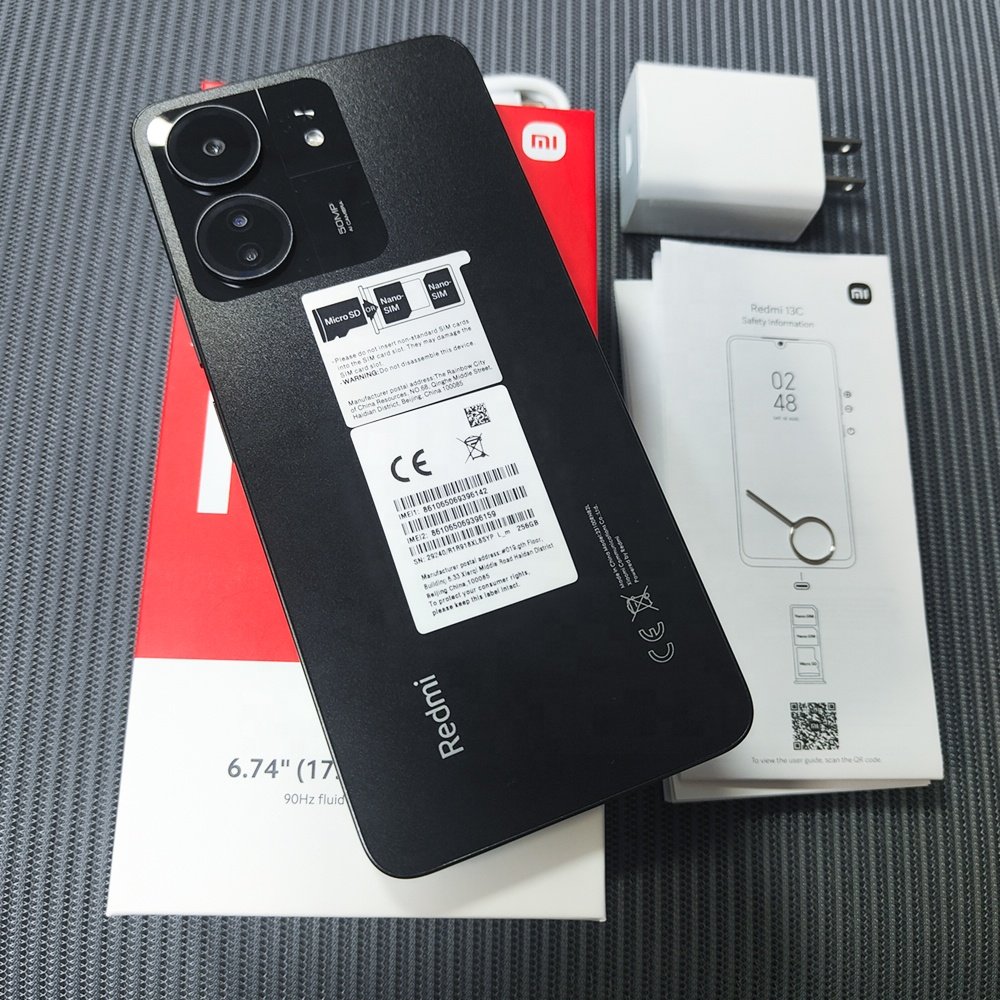 Xiaomi Redmi 13c 5g Smartphone Global Version Mobile Phones Android 13 Miui 14 Dual Sim Fingerprint Unlocked Celular Used Phone