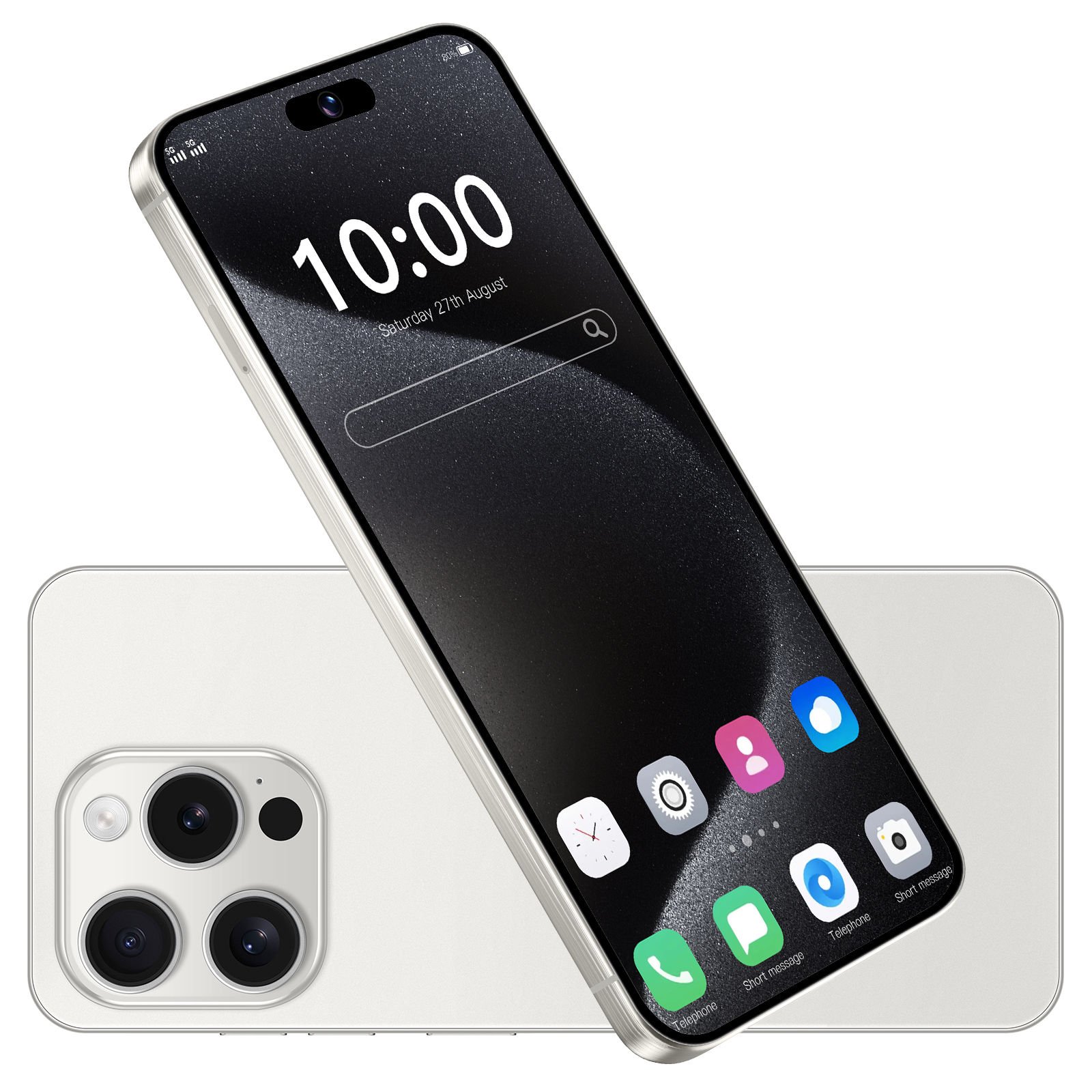 Clone 15 pro max 6.8 inch screen 4G 5G smartphone 8GB+512GB unlocked i cell phone 15 pro max Cheap Version Dual Sim