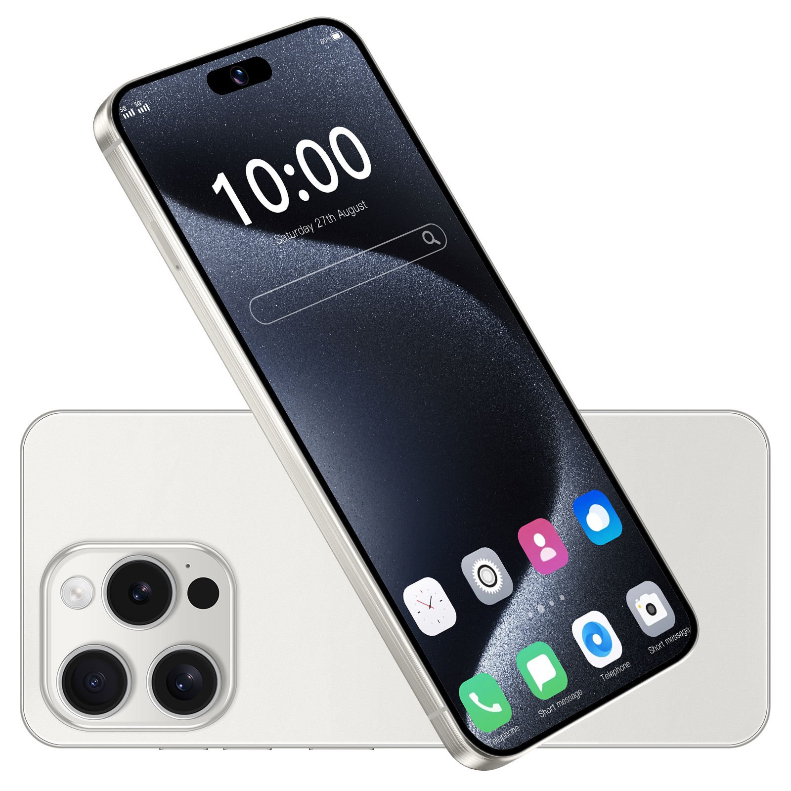 Clone 15 pro max 6.8 inch screen 4G 5G smartphone 8GB+512GB unlocked i cell phone 15 pro max Cheap Version Dual Sim