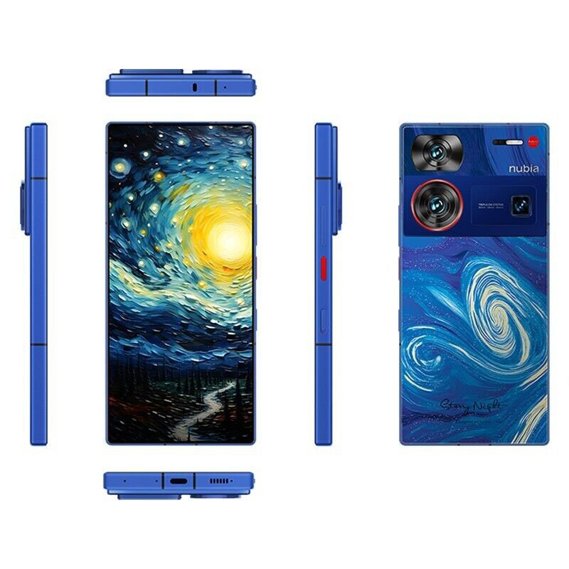 Global ROM Nubia Z60 Ultra Starry Blue Snapdragon 8 Gen 3 IP68 Waterproof NFC 6000mAh 80W Fast Charge 5G Smartphone