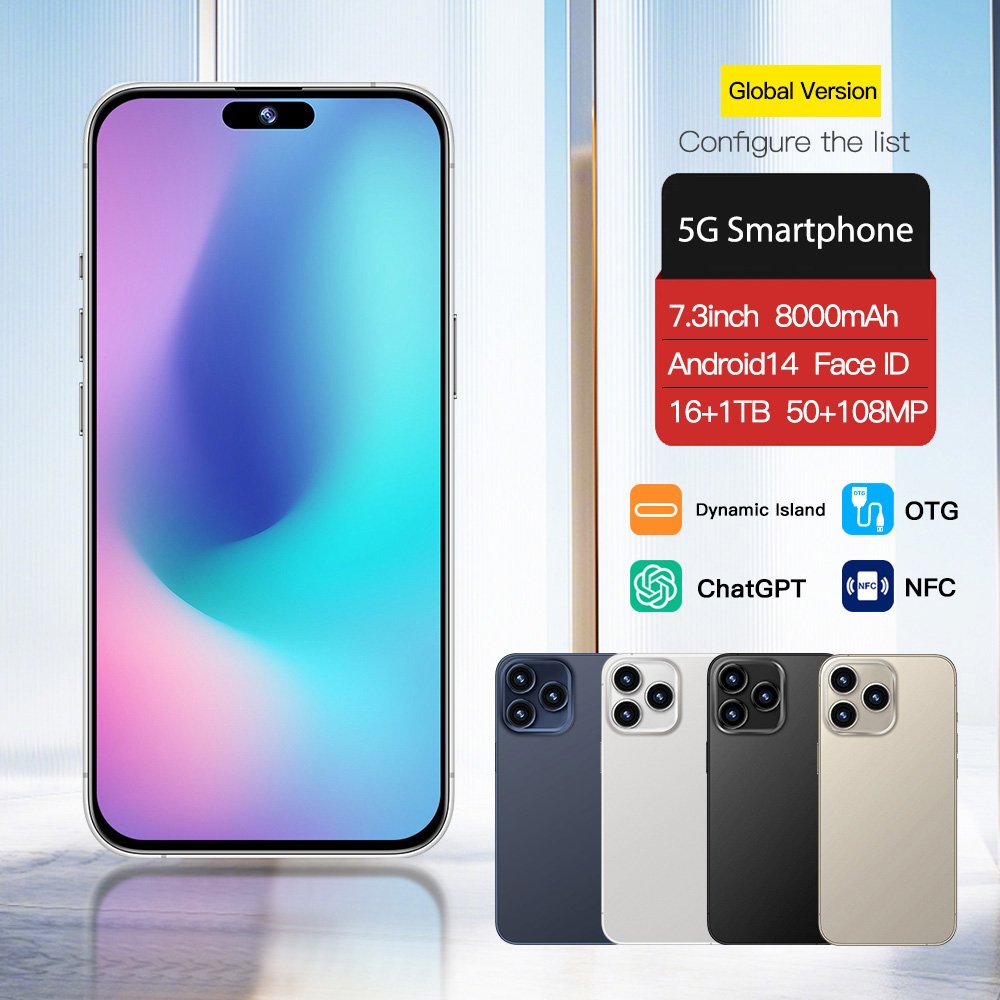 Slimoro Cheap Phone Online 5G Smartphone Phone Original Telephone Wholesale New Mobile Phone 2024 Fast Delivery Cellphone Store