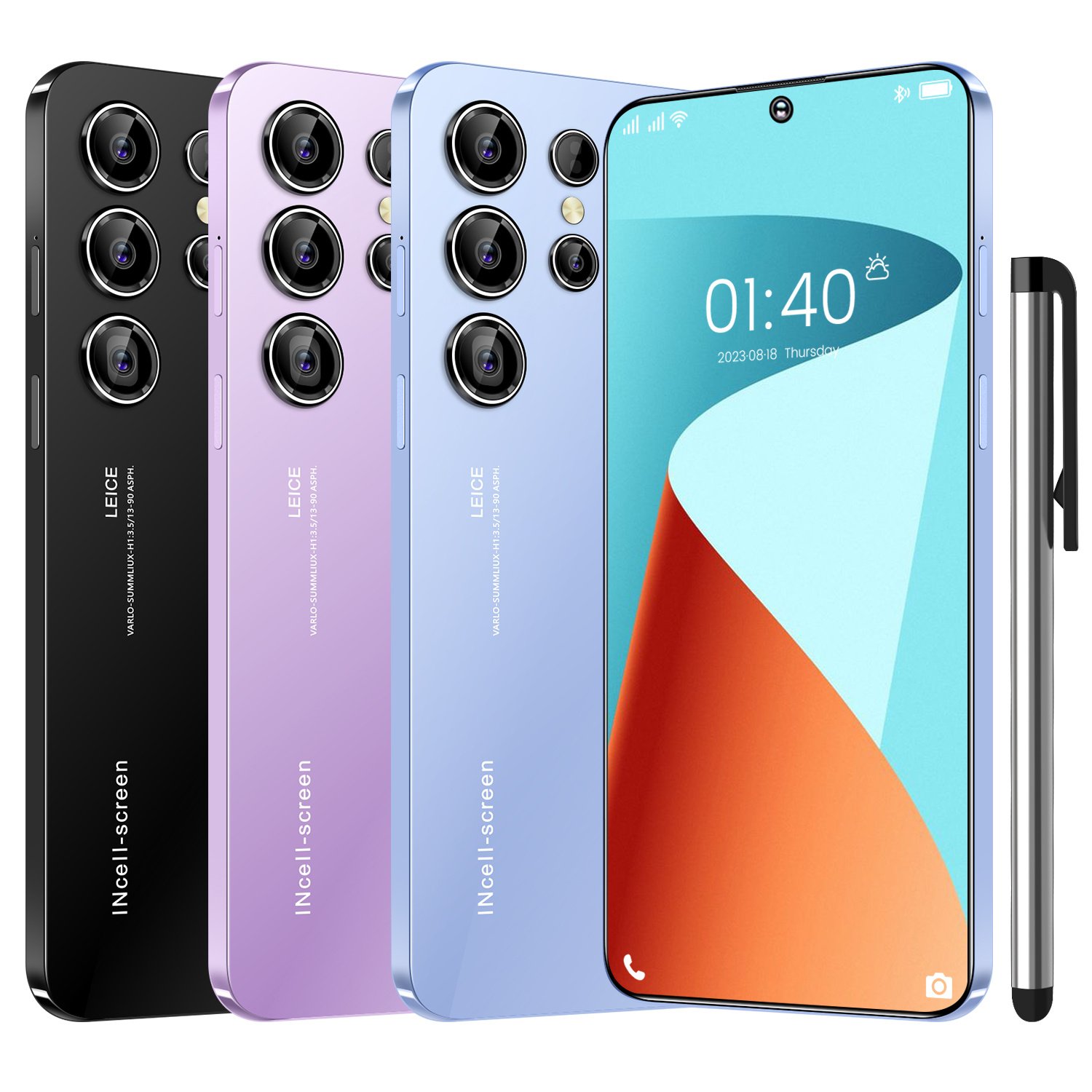 Smartphone S23 Ultra Original Unlocked 5g Smartphones 50mp+108mp 16gb+1tb 7.3 Inch Android 13.0 Mobile Phone