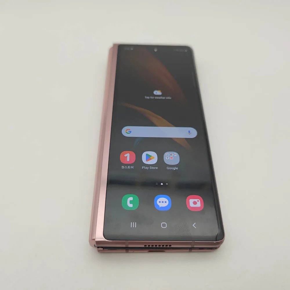Wholesale secondhand Mobile Phones 5G Smartphone For Samsung Galaxy Z Fold2 256GB 512GB Unlock Wholesale Second Hand SmartPhone