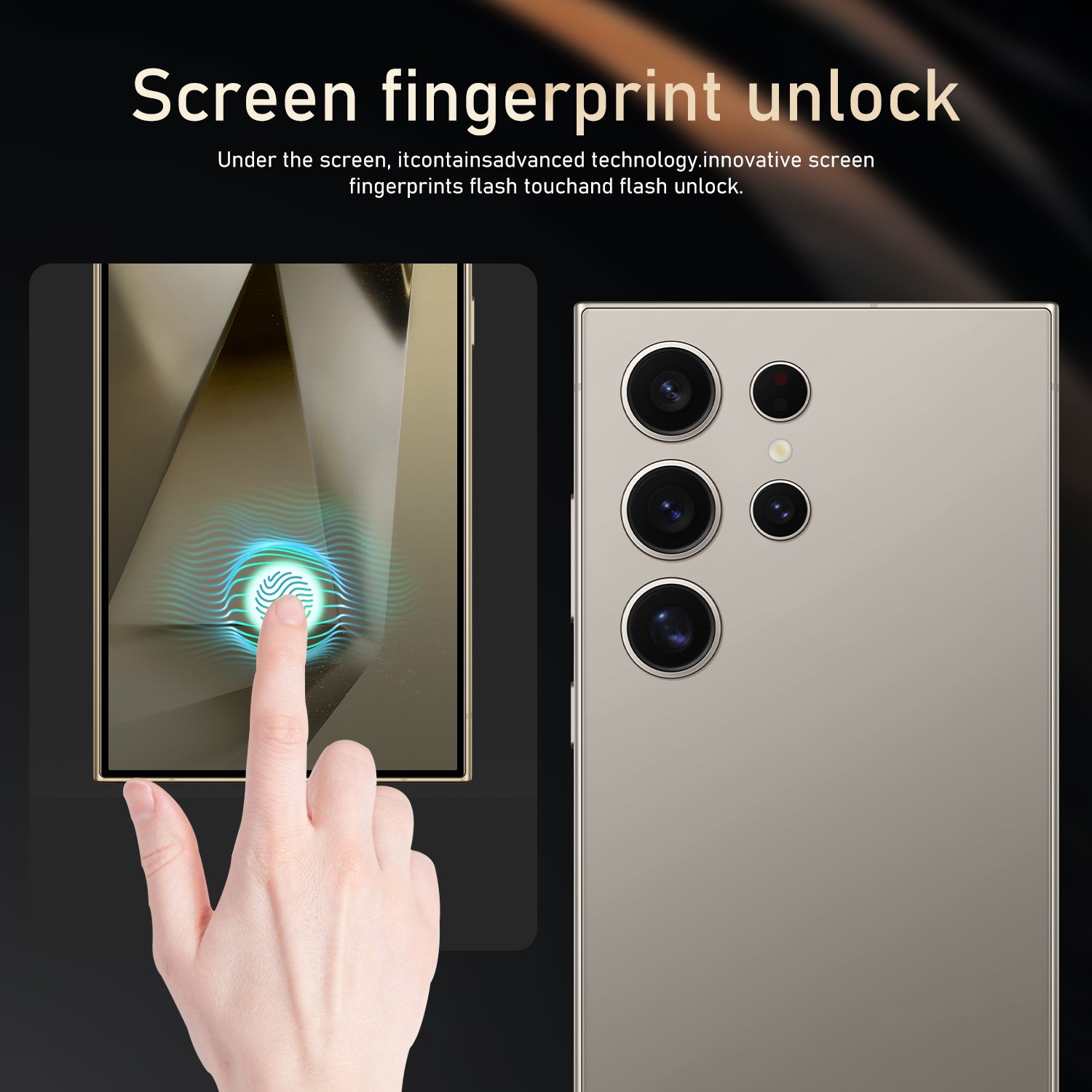 2024 New Popular 5g smartphone S24ultra Global Unlock Android 13 6800mh Main Camera 64 Mp Cheap Gaming Phone