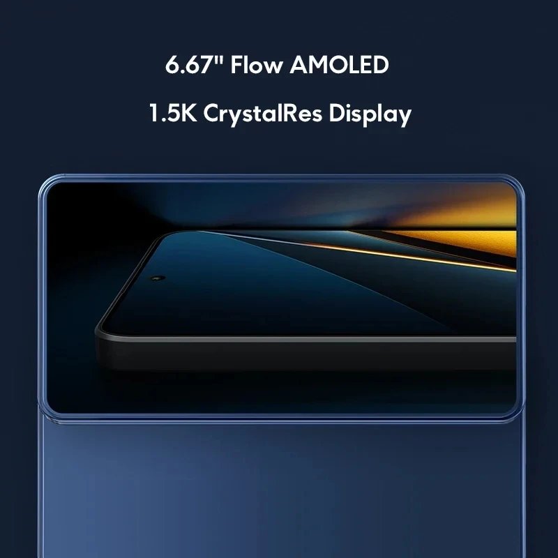 Global Version POCO X6 Pro 5G Smartphone 6.67" CrystalRes 1.5K Flow AMOLED DotDisplay MTK 8300-Ultra Mali-G615 GPU 5000mAh